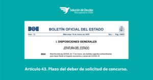 Real Decreto Ley 8/2020 articulo 43